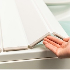 風呂蓋　折りたたみ　ラクネス　S12　65×120ｃｍ用　アイボリーの画像