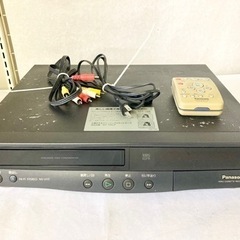 ★Panasonic ビデオデッキ NV-H1T　リモコン、電源...