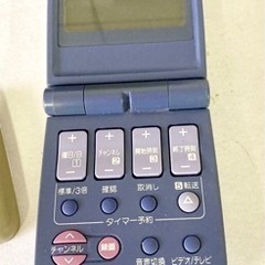 ★Panasonic ビデオデッキ NV-H1T　リモコン、電源コード、3色コード付きの画像