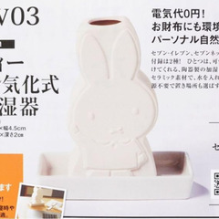 【付録】 ミッフィー パーソナル気化式エコ加湿器の画像