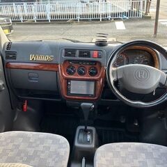 富山　5805　ホンダ　バモス　AT　4WD　車検８年２月　７万キロの画像