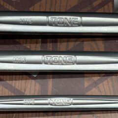 【中古】トネ TONE めがねレンチ 8～17mm 3点セットの画像