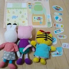 はなちゃんお世話セットなどまとめて　子供チャレンジの画像