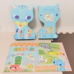 【新品同様】かわいいネコのパズルの画像