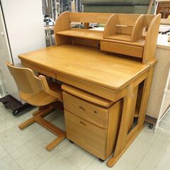 学習机　キャビネット・イスセット　リユース品　値下げ価格　…