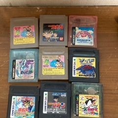 ゲームキューブゲームボーイなどのソフトの画像