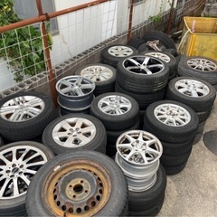 ミニバン用、コンパクトカー用タイヤ、アルミホイール