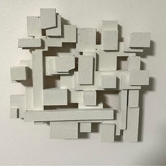 テクスチャーアート　ウェルカムボード　現代アート　インテリア　カフェ