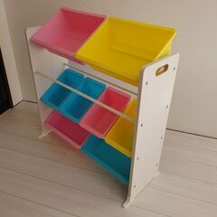 収納　トイハウスラック　おもちゃ収納　中古品の画像