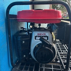 新ダイワ　美品　発電機 60Hz AC100V 1.4kva EG1500 スローダウン　ガソリン　野外　農業　キャンプ 洗車　非常用　シンダイワ　簡易始動動画ありの画像
