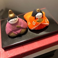 【新品未使用】ミニ 雛人形 手乗り