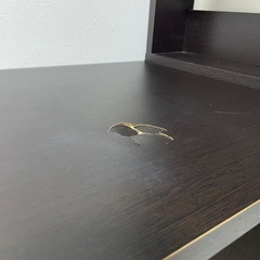 本棚付き机の画像