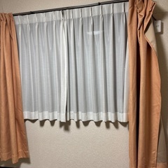 レースカーテン2枚100/135cm