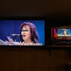 カラオケ機械本体 TVモニター デンモク マイクなど一式