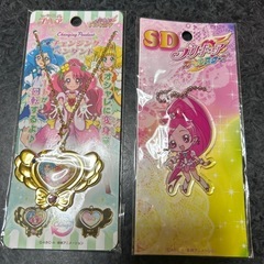 プリキュアネックレスとキーホルダー