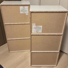 不二貿易 カラーボックス 本棚 3段 幅41.8×奥行29×高さ89cm ホワイト 棚 収納ボックス 組立商品 93501

の画像