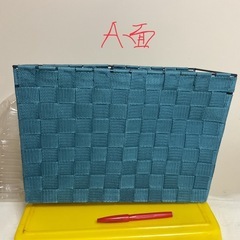 ☺️マガジンラック　新聞入　37✖️14.5✖️h24cm 水色