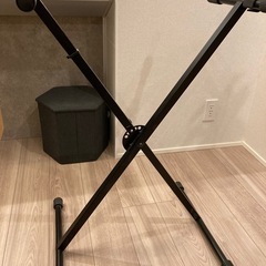 スチール製X型キーボードスタンド
