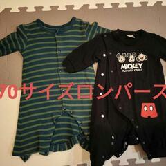 秋冬　70〜80cmサイズ*男の子ロンパースセットの画像