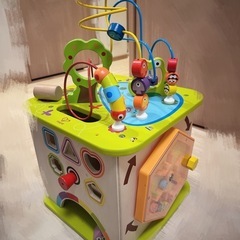 Hape カントリークリッカーズプレイキューブ E1810
