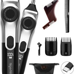 【新品未使用品】ヒゲトリマー 髭 バリカン 鼻毛カッター IPX7防水