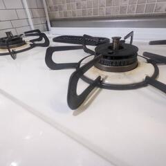 お譲り先決定済【急募！今夜取りに来ていただける方！】パロマ ガステーブル＆専用棚セットの画像