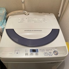 〈現地引き取り〉SHARP 全自動洗濯機 5.5kg 2016年製