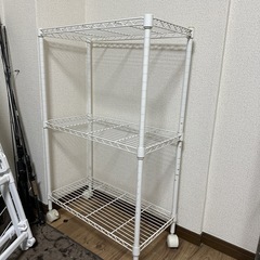 スチールラック(白)