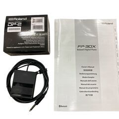 2023年製 ROLAND/ローランド 電子ピアノ 88鍵盤 FP-30X スタンド ペダル付き 基本引き取り限定 神奈川県横須賀市の画像