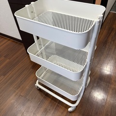 (取引決定)IKEA (イケア)  ロースフルト ワゴン　スチー...