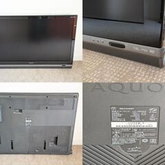 シャープ AQUOS 46V型 液晶 テレビ フルハイビジョン ブルーレイレコーダー内蔵 LC-46DX2  AQUOS専用 壁寄せスタンド AN-52WS1 セットの画像