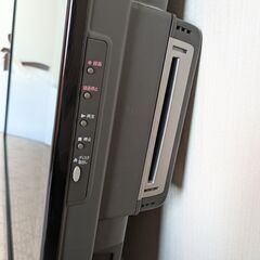 シャープ AQUOS 46V型 液晶 テレビ フルハイビジョン ブルーレイレコーダー内蔵 LC-46DX2  AQUOS専用 壁寄せスタンド AN-52WS1 セットの画像