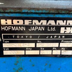 ☆ジャンク品☆ HOFMANN（ホフマン）/ タイヤチェンジャー / monty21 / MON-21EA-4 / 200V / 0.7Kw / 3Ph（00136）の画像