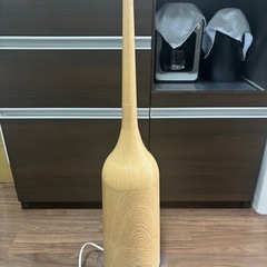 【美品】モダンデコ (AND DECO)ハイブリッド加湿器 木目調　リモコン付の画像