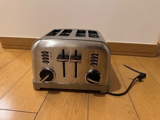 美品 Cuisinart クイジナート4枚トースター ステンレス