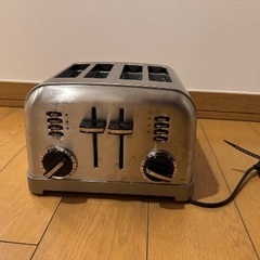 美品 Cuisinart クイジナート4枚トースター ステンレス