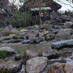 くじゅう高原のカフェスタッフ『シャーロット』　と　湯布院『金鱗茶屋』の画像