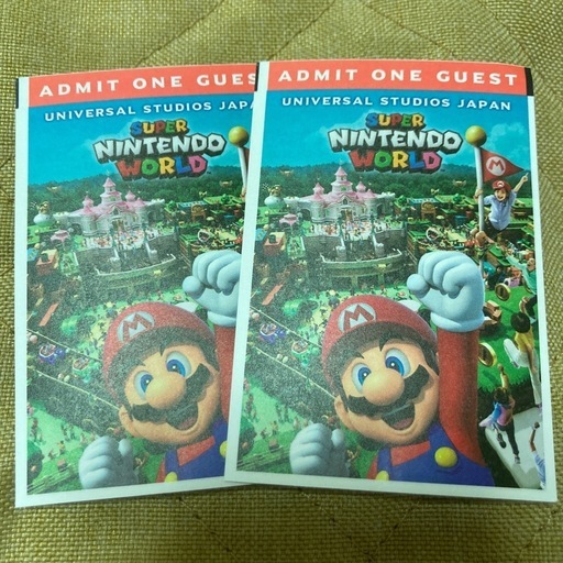 3/4限定のユニバチケット2枚