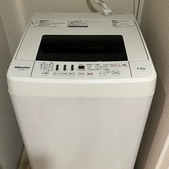 【3/8 AM取りに来れる方】Hisense 洗濯機　4.5kg