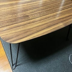 折りたたみローテーブルの画像