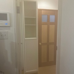 IKEA書庫ガラス扉つき