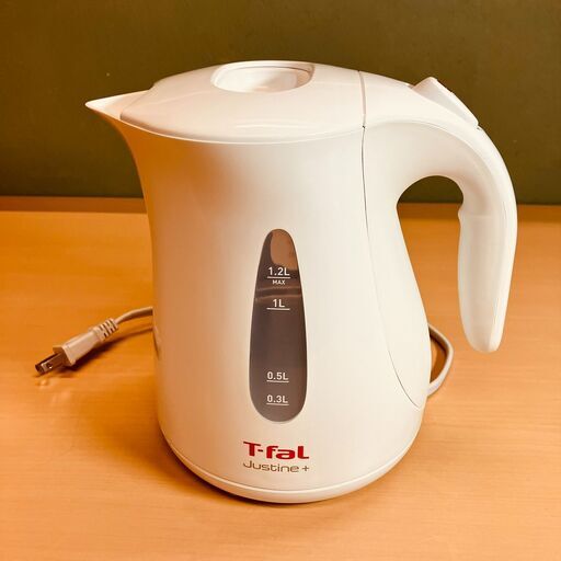 T-fal（ティファール）電気ケトル ジャスティンプラス（ホワイト）1.2L