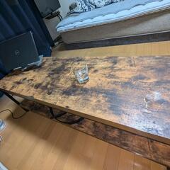 決まりました！レトロ風テレビ台としても机としても利用可能性