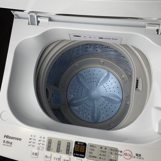 ハイセンス　全自動電気洗濯機　HW-55E2W　2024年製