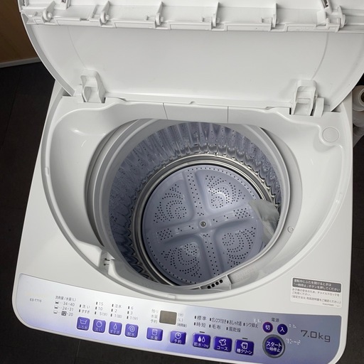 SHARP シャープ 全自動電気洗濯機 ES-T715-W 2023年製 SHARP シャープ 全自動電気洗濯機 ES-T715-W 2023年製 SHARP シャープ 全