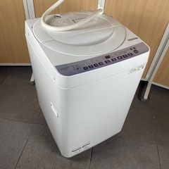 SHARP 洗濯機 ES-T715-W 7kg 2023年製