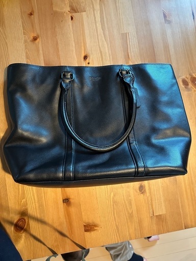COACH ベンツ　コラボ　ブラック トートバッグ