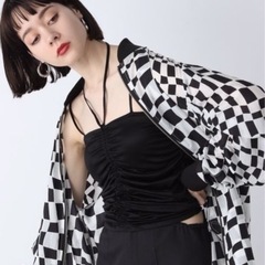 JEANASIS  ストレッチギャザービスチェの画像
