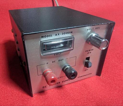 STEREOMASTER　MODEL AX-3000M　 電圧可変安定化電源 \n