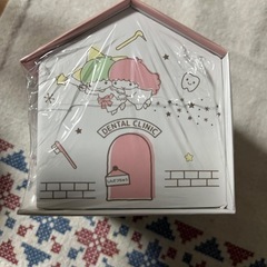 【未使用】キキララ　リトルツインスターズ小物入れとメモ台帳の画像